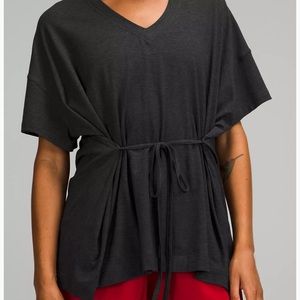 Lululemon side tie v neck shirt